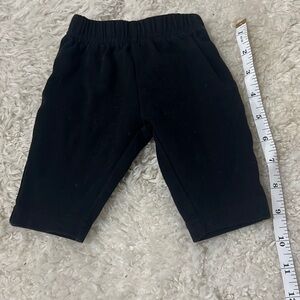 Newborn baby bottom pants black
